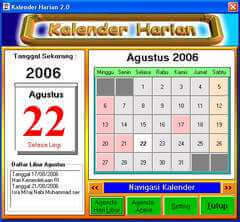 kalender harian